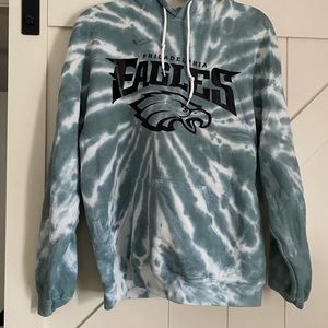 Eagles custom tie dye sweatshirt